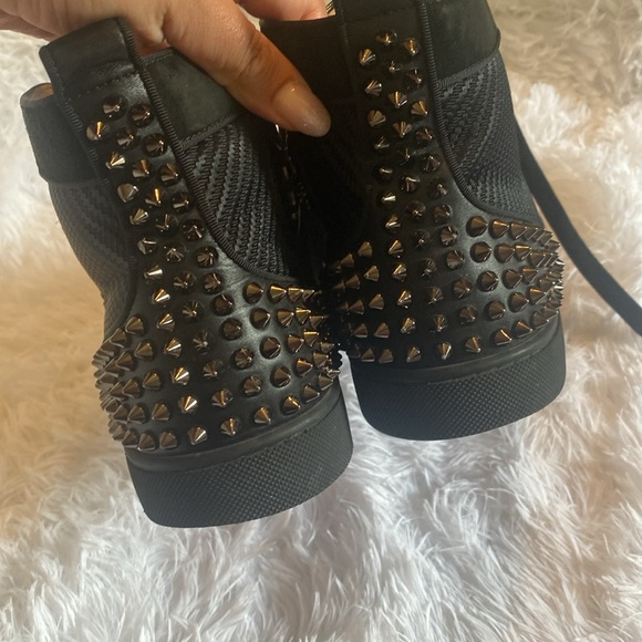 💎 Christian Loubotin Mens Lou Spikes 2 Flat Size 42 - Picture 10 of 17